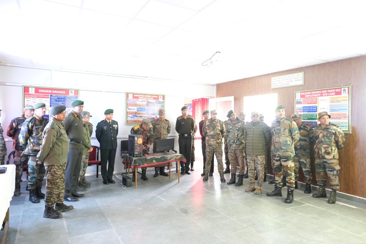 PRODefDehradun's tweet photo. GRRC, Lansdowne gets a cutting-edge #Drone training lab!

RealFlight #simulator &amp; 100+aerial platforms give soldiers &amp; Agniveers unmatched #virtualtraining.

Day/night FPV, multiweather, obstacle courses, #VRcompatible modes, &amp; more!

Shaping the Future Warriors for battlefields. https://t.co/mtof9rODFv