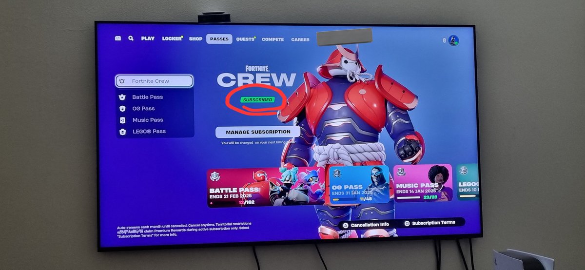 yashdeepbali's tweet photo. @EpicGames my fortnite crew pass is active since 4 Dec, but I can not claim the premium rewards. Quick response is appreciated https://t.co/0GzhkadZfT
