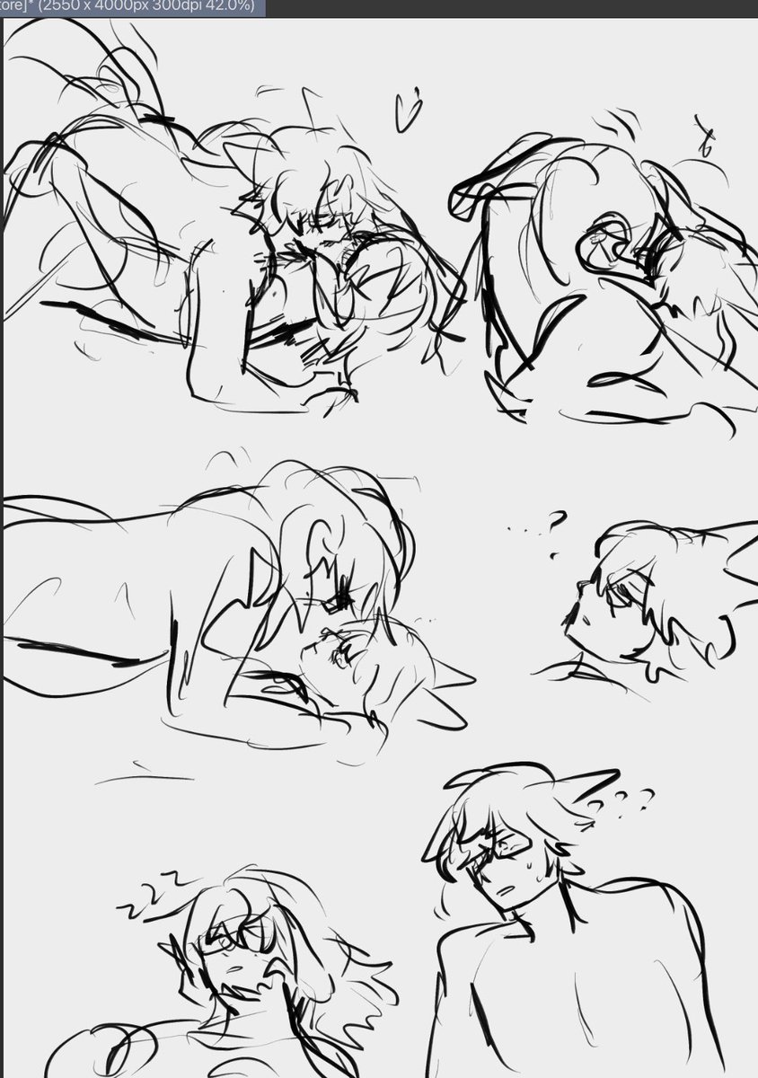 nsfw/suggestive but its so rough it might as well not read like it but. bad but silly habbit (wolkoana)