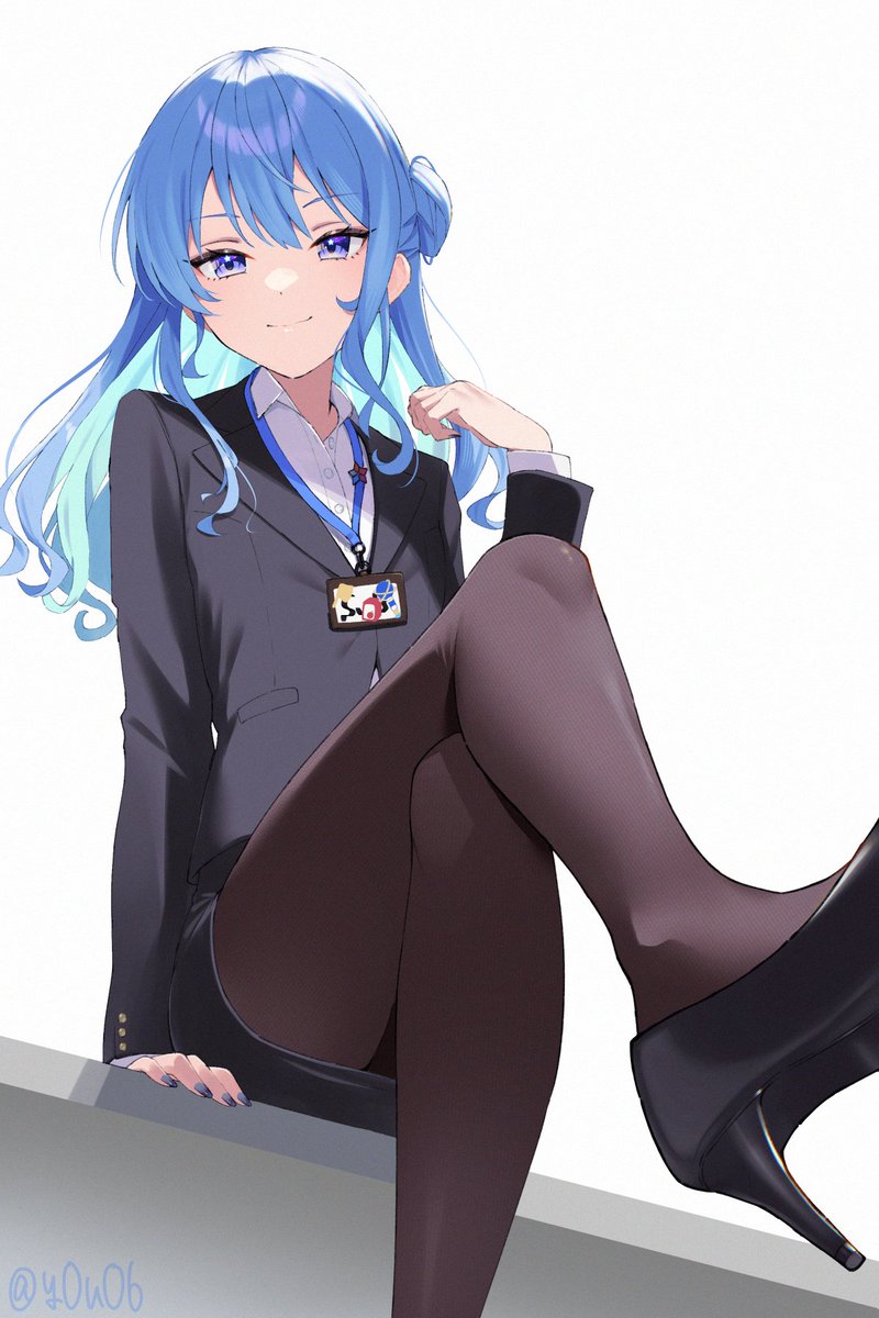 星街すいせい 「しらけん営業部長すいちゃん#ほしまちぎゃらりー 」|ゆうのイラスト