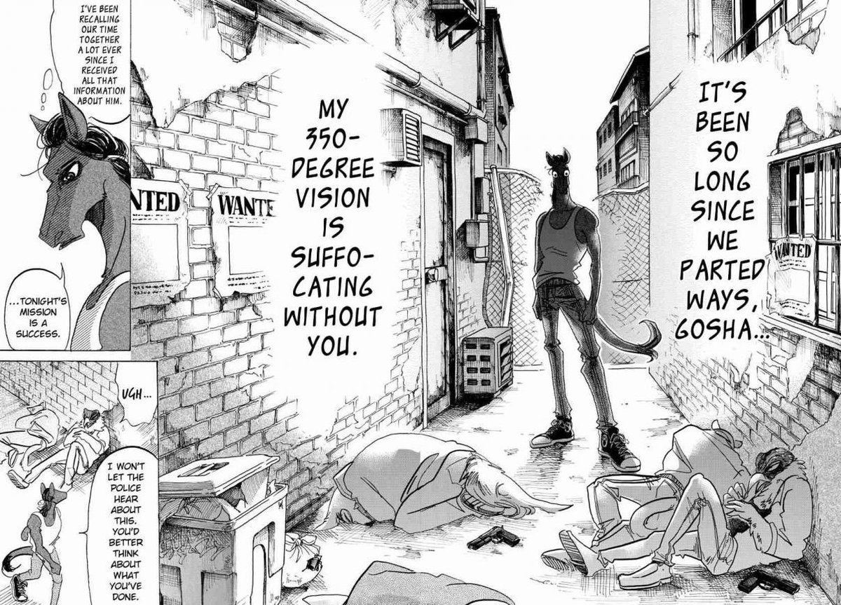 In the manga, Yahya is an almost vindictive, wearing a blindfold, clearly bitter and hurt, having developed a cold and ruthless worldview in large part because he's lashing out and overcompensating after being betrayed by the person dearest to him