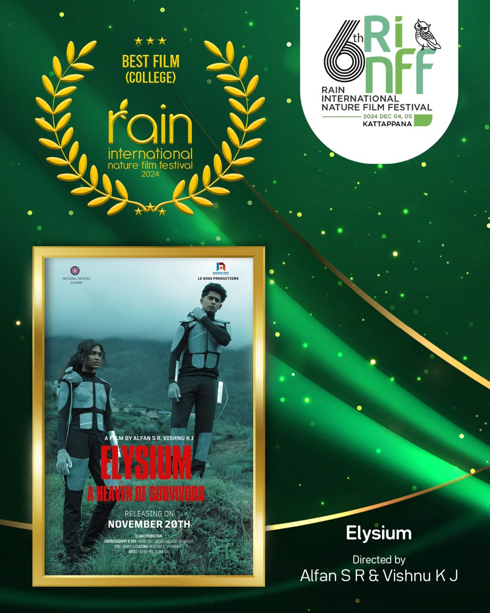 BirdsClubInt's tweet photo. 🌟 And the Winners of College Category Are...📷 || 6th Rain International Nature Film Festival Awards.   
The curtains have closed on an incredible journey of celebrating nature through films! 📷📷
https://t.co/pKsW8LhliH 
#RINFF #AwardsAnnounced #6thRINFF #BirdsClubInternational https://t.co/0p2N1sJlyw