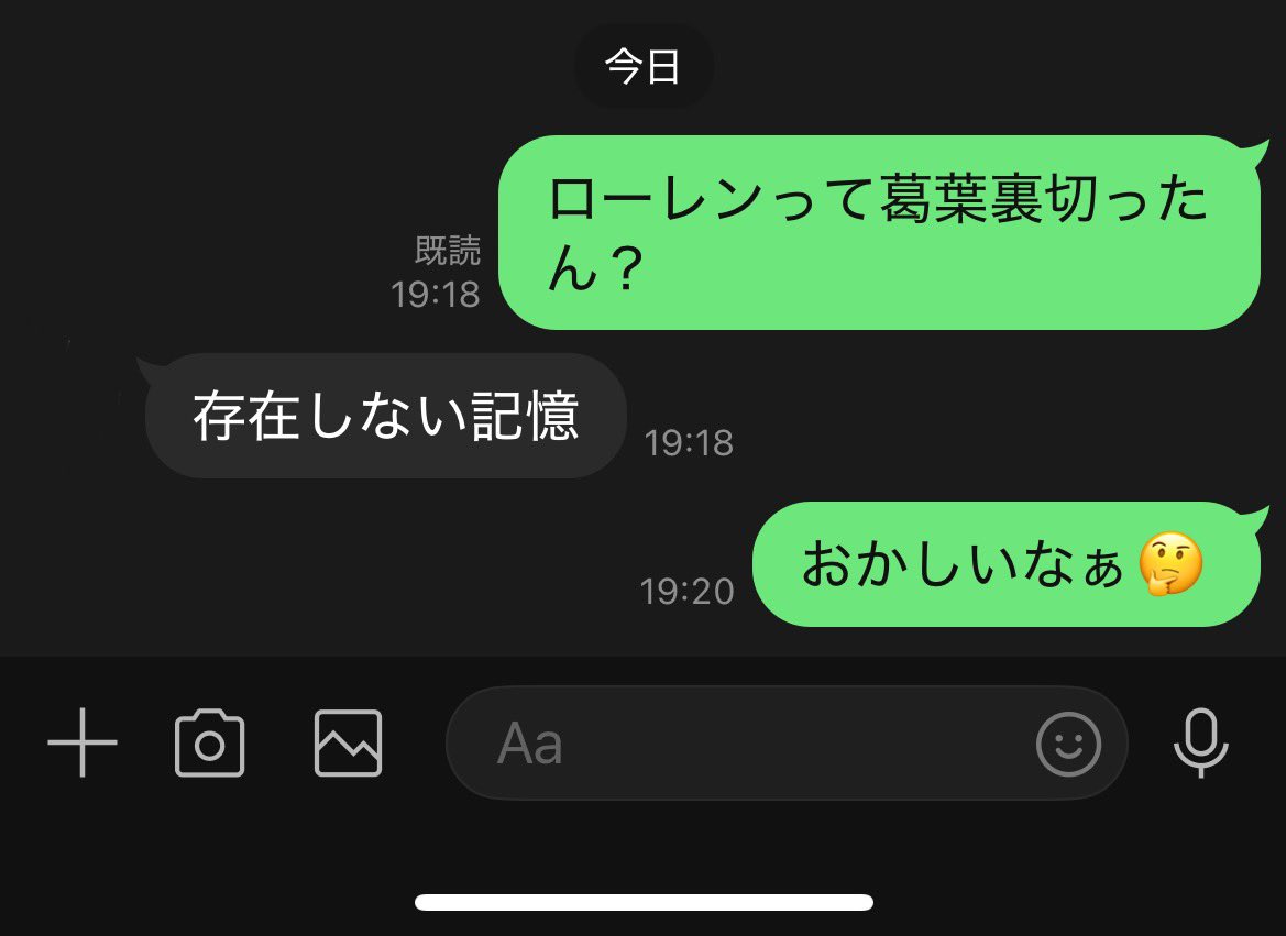 弟とのLINE2