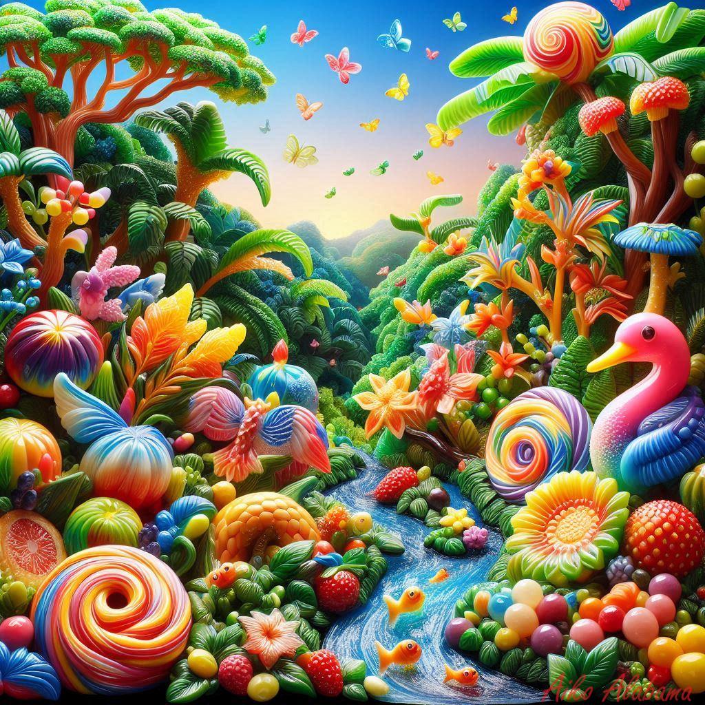 aikoalabama's tweet photo. #Candytopia #AIArtwork https://t.co/miWNLpcJVo