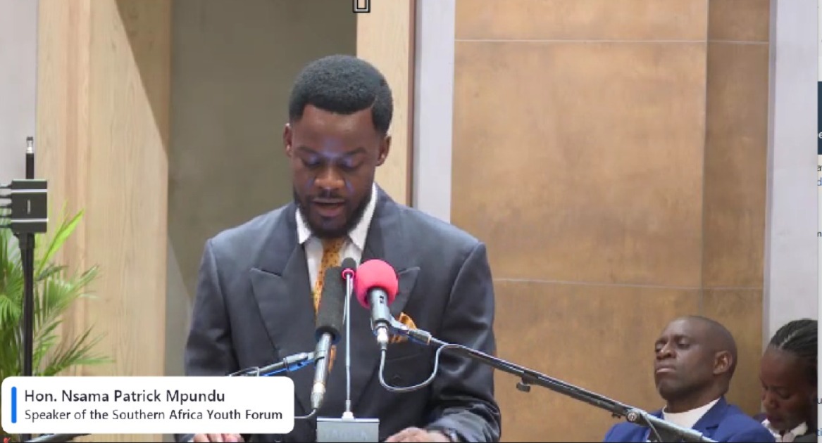 "By granting us this opportunity to contribute meaningfully, you are affirming that the voices of youth matter—not only in building a more equitable and prosperous SADC region but also in realizing the shared vision of a just and sustainable world. This bold step by <a href="/sadcpf/">SADC Parliamentary Forum</a> is a