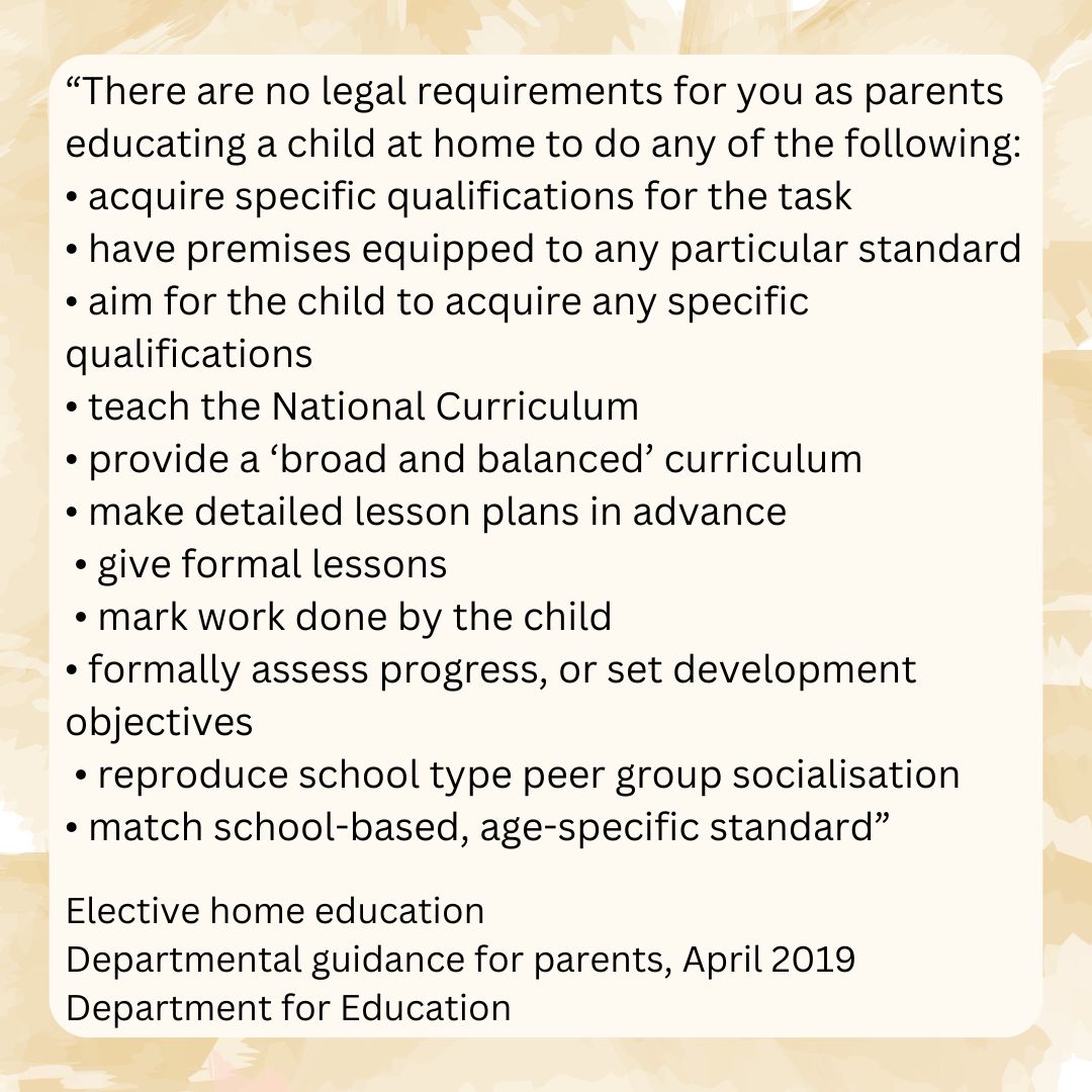 edfreeuk's tweet image. Home educating is not about replicating school at home. #homeeduk #learnathome