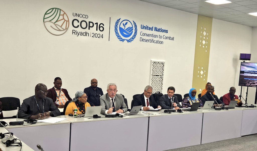 We start week 2 at #COP16Riyadh discussing the role of research, innovation,&amp; international collaboration in achieving the <a href="/GreenWallAfrica/">Great Green Wall</a>'s objectives, with a focus on capacity building, knowledge sharing, and scientific partnerships.
Today from 13:00 to 14:30
Join us in MET06