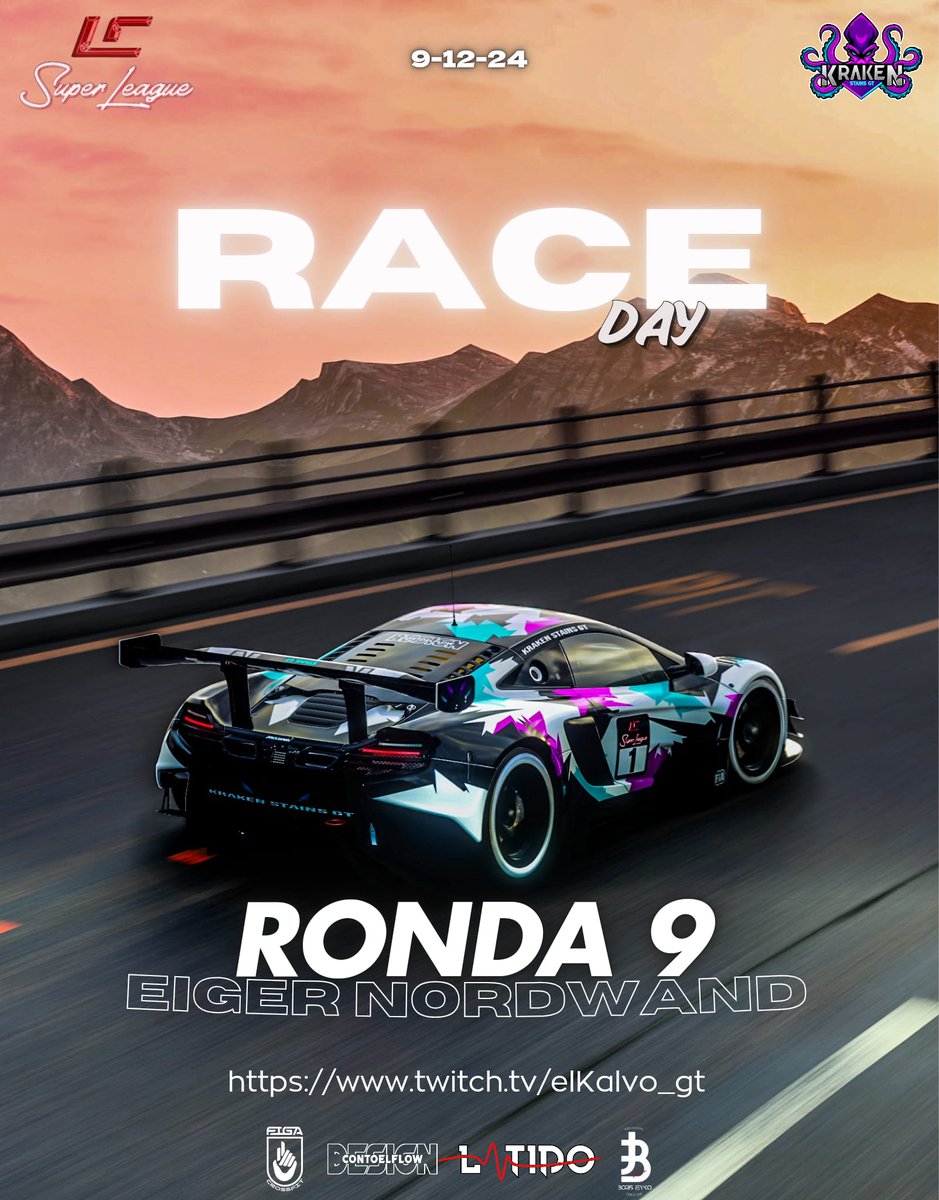 🏁𝐑𝐀𝐂𝐄 𝐃𝐀𝐘🏁

🏆𝙻𝙲 𝚂𝚞𝚙𝚎𝚛𝙻𝚎𝚊𝚐𝚞𝚎 <a href="/community_lc/">LC Community</a>
📍𝚁𝚘𝚗𝚍𝚊 𝟿

🐙 <a href="/KRK_cuerdo1505/">Efram Álvarez</a>
🏎️ 𝙼𝚌𝚕𝚊𝚛𝚎𝚗𝟼𝟻𝟶𝚂 𝙶𝚃𝟹 '𝟷𝟻
👨🏻‍🎨 <a href="/Con_ToEl_Flow/">ConToelFlow_Designs</a>

🇨🇭 Eiger Nordwand
🕙 𝟸𝟷:𝟶𝟶

🖼️ <a href="/KRK_Aitorcota/">Aitorcota</a>