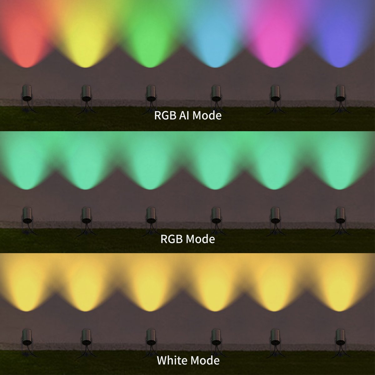 Colorful light, Colorful life.#gardenlights