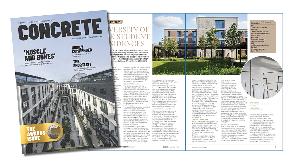 ukConcrete's tweet photo. OUT NOW!

Concrete December features articles on all 12 of the shortlisted projects from the 2024 Society Awards, including @UniOfYork Student Residences, nominated by @SheppardRobson.

Read: https://t.co/EshKnsAlOl
Subscribe: https://t.co/nIZeyBVHr7

#concrete #construction https://t.co/nGlV5giVoH