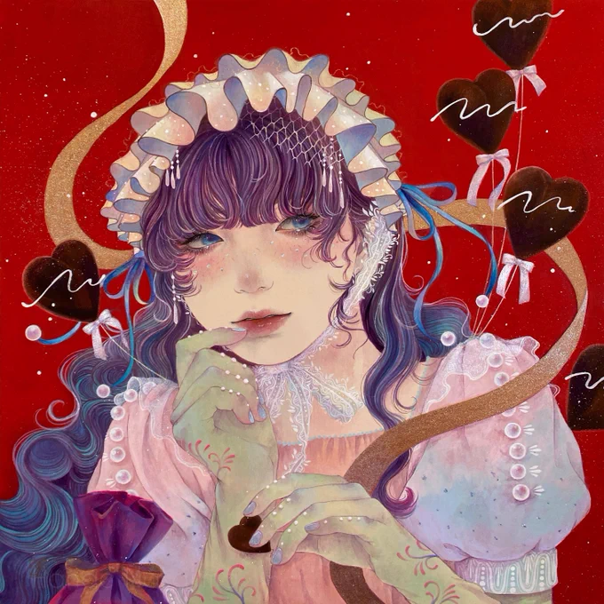 最近絵を上げられてないので冬っぽい子をあっという間にクリスマスになってしまう… 