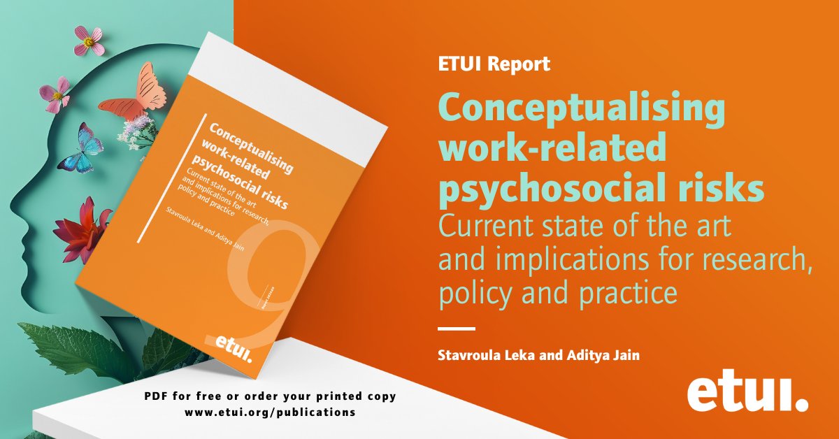 ETUI - European Trade Union Institute (@etui_org) on Twitter photo Heavy workload, long hours, lack of autonomy, harassment in the workplace...
⚠️ These are all examples of work-related #PsycoSocialRisks, which can severely affect the health of workers and are thus one of the biggest concerns to be addressed in modern working life
❓ But there Heavy workload, long hours, lack of autonomy, harassment in the workplace...
⚠️ These are all examples of work-related #PsycoSocialRisks, which can severely affect the health of workers and are thus one of the biggest concerns to be addressed in modern working life
❓ But there