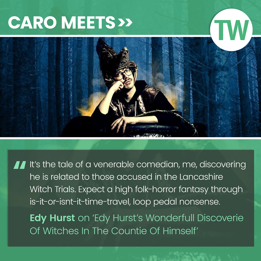 ThreeWeeks Edinburgh (@threeweeks) on Twitter photo This week Caro spoke to Edy Hurst about his show 'Edy Hurst's Wonderfull Discoverie Of Witches In The Countie Of Himself', on at Camden People's Theatre on 12 and 13 Dec.
Read the Q&A here: bit.ly/3VykAtV
<a href="/CamdenPT/">Camden People's Theatre</a> @edyhurst This week Caro spoke to Edy Hurst about his show 'Edy Hurst's Wonderfull Discoverie Of Witches In The Countie Of Himself', on at Camden People's Theatre on 12 and 13 Dec.
Read the Q&A here: bit.ly/3VykAtV
<a href="/CamdenPT/">Camden People's Theatre</a> @edyhurst