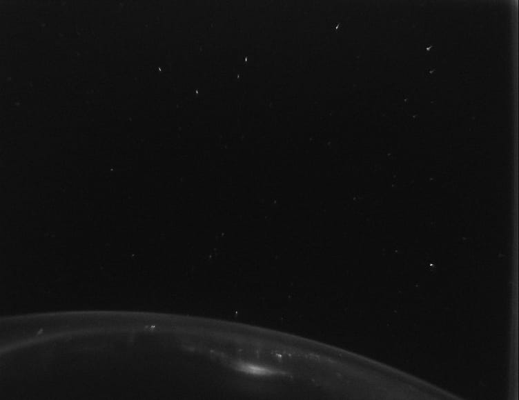 As Proba-3 undergoes commissioning, its startrackers 
 (cameras linked to constellation-spotting computers) track the orientation of the slowly-spinning spacecraft. Here’s a peek at their first images, including a photobomb from planet Earth!
