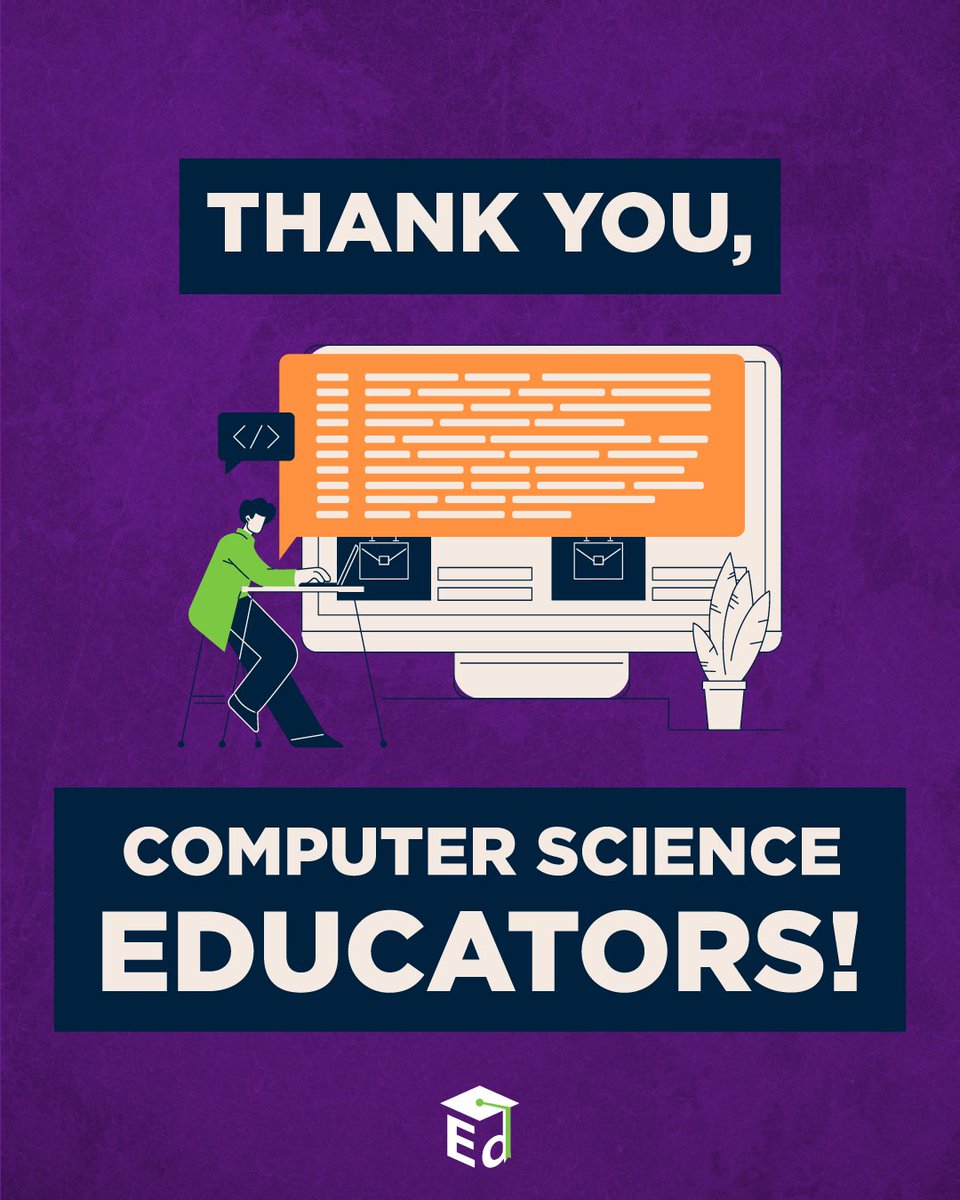 usedgov's tweet image. The reason we&apos;re able to celebrate #ComputerScienceEducationWeek is because of educators teaching &amp;amp; preparing our next generation of computer scientists. Thank you &amp;amp; happy #CSEdWeek!