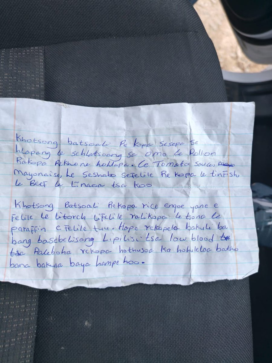 Newzroom405's tweet image. [READ] Illegal miners who remain underground in Stilfontein have written another letter, this time requesting for various items including medicine and food items, including mayonnaise and tomato sauce.

#Newzroom405