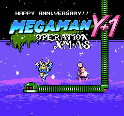 LMTeam_'s tweet photo. Yesterday marks one year since Mega Man Y+1: Operation X.M.A.S. was released! To celebrate, we posted a celebratory retrospective of the game's development on a bluer website. Post length isn't long enough here, and this account's messages are full of spambots. See you there! https://t.co/9F0iiS5lYU