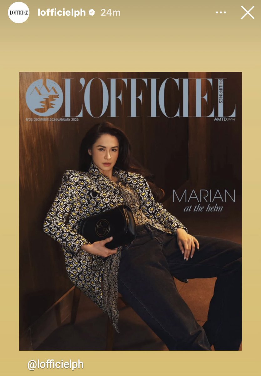 mariadongmarian's tweet photo. Mamaaaaa Yanyan 🔥👸🥰 

December- January 2025 cover for #LOfficielPhilippines  

Marian Rivera https://t.co/aTah8D5Ozd