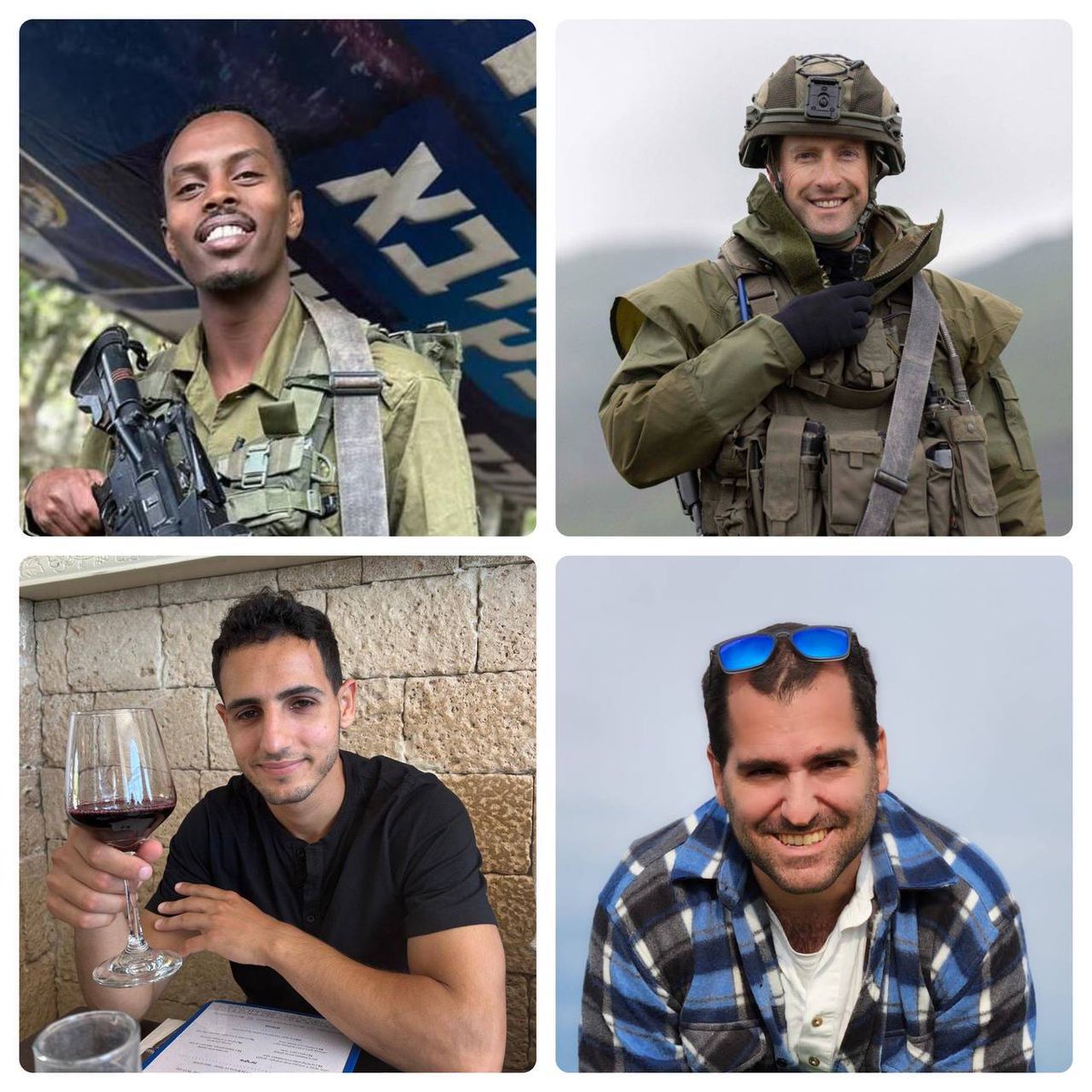 HolySmokexxxx's tweet image. הותרו לפרסום שמותיהם של ארבעה חללי צה&quot;ל אשר הודעה נמסרה למשפחותיהם
 
מצורפים שמות החללים:

- רס״ן (מיל׳) יבגני זינרשיין (Evgeny Zinershain), בן 43, מזכרון יעקב, מפקד פלוגה בגדוד חיר&quot;ם 9263, חטיבה 226, נפל בקרב בדרום לבנון.

- סרן (מיל׳) שגיא יעקב רובינשטיין (Sagi Ya&apos;akov…