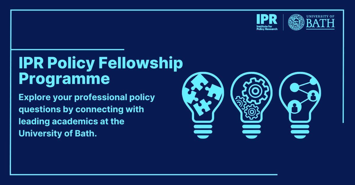 Designed for senior policymakers and decision-makers from government and the third sector, our Policy Fellowship Programme offers you the opportunity to explore the policy questions you are looking to address in your professional role.  

💡 Learn more: buff.ly/2QVMeNJ