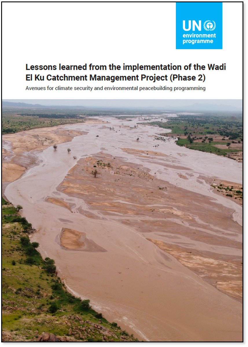 UNEP_Africa's tweet photo. Amid Sudan's conflict, a North Darfur initiative shines as a beacon of resilience, innovating water harvesting to sustain communities. Driving sustainability, fostering partnerships, &amp; inspiring solutions for a brighter future. #ClimateAction 
More here: https://t.co/PRfDD3CGrp https://t.co/zDYb6Pkrok