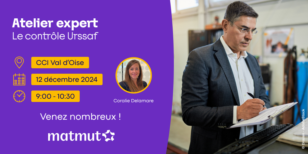 📣Atelier sur « Le contrôle URSSAF » lors du club Boost 95 organisé par la <a href="/CCI_95/">CCI Val-d'Oise  🇫🇷</a> !
➡️Vous venez de recevoir un avis de contrôle de l’Urssaf : Comment se déroule le contrôle ? Quels sont les enjeux du contrôle pour mon entreprise ?
entreprises.cci-paris-idf.fr/web/cci95/club…