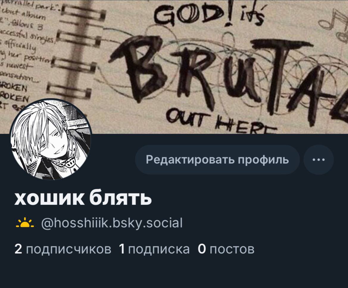 дамы и господа, кидаю ссылочку на bluesky: bsky.app/profile/hosshi…

не факт, что я буду там появляться и что-то активно постить, ноооо на всякий пусть будет 🥴
пока я там просто отвечаю на вопросики из анонки в тг)