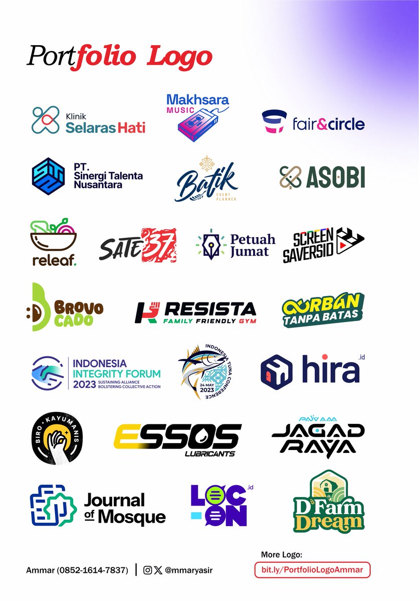 mmaryasir's tweet photo. Membuka diri ini kembali untuk mendesain logo dengan harga spesial. Pesan sebelum ganti tahun, 2025 harga naik!

RT &amp; Share are appreciated 🙏✨ https://t.co/ZwIc3qt2XB