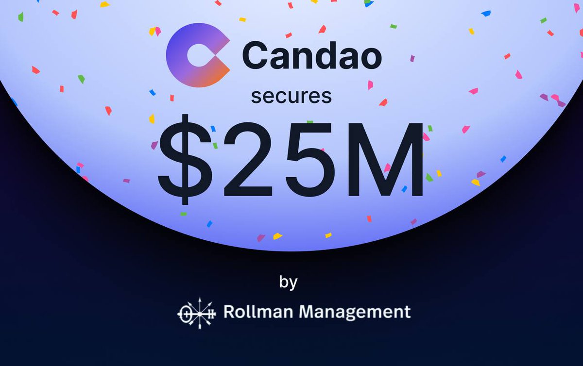 🚀 Big news! Candao has secured a $25M token investment commitment from Rollman Management Digital to accelerate the development of our groundbreaking Web3 Social Protocol.

By integrating blockchain, AI, and the Multirole Marketplace, we’re revolutionizing how communities