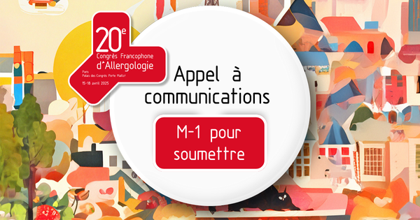 SocieteSfa's tweet photo. 📢 Il ne reste plus qu’1 mois pour partager vos travaux au #CFA2025 !
Profitez de ce mois de décembre pour soumettre vos contributions et saisir cette chance unique de faire partie de ce rendez-vous incontournable de l’allergologie.
👉 https://t.co/tCufzhbgL5

@ANAFORCALasso https://t.co/YTXL4YgAH7