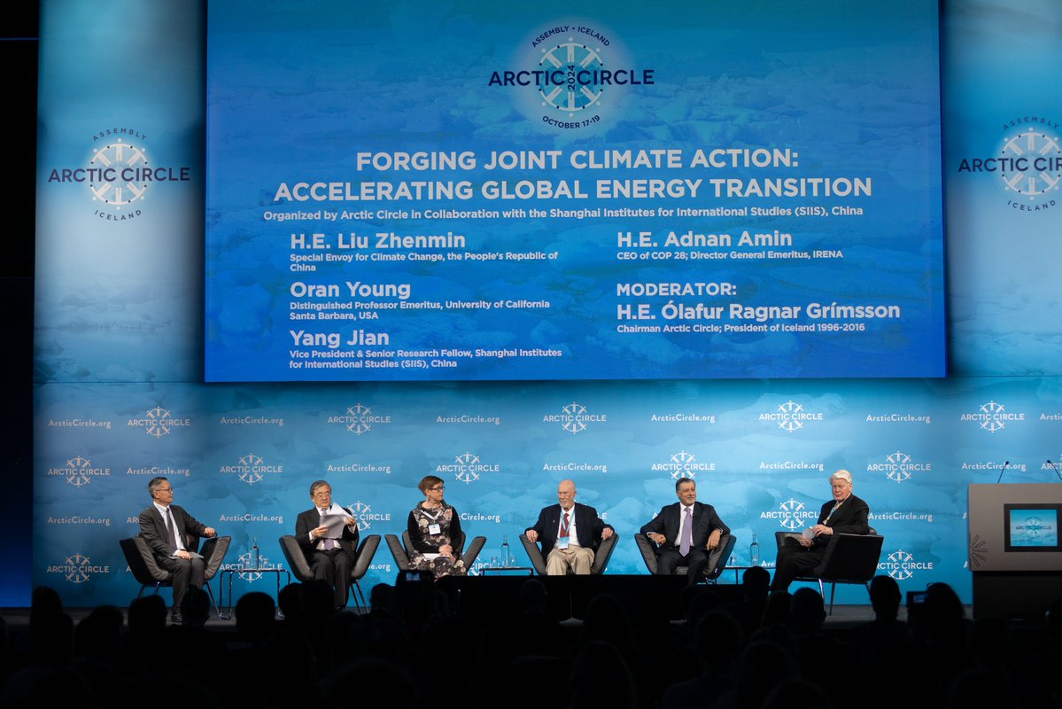 arcticcircleorg's tweet photo. "Forging Joint Climate Action: Accelerating Global Energy Transition" at the #Assembly2024 explored #China's climate efforts, #Arctic collaboration, and pathways for global cooperation 🌏🔋

WATCH: https://t.co/WNCvo2XwHu

@UCSB @ulapland @IRENA https://t.co/3KFAQNEPfy