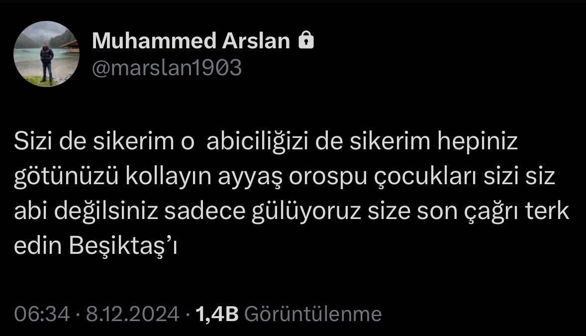 maç günü beerhall'de tugiyi itip kakıyolardı yarram sen nerdeydin?? <a href="/marslan1903/">Muhammed Arslan</a> <a href="/BjkTugi1903/">Tugi Yanık</a>