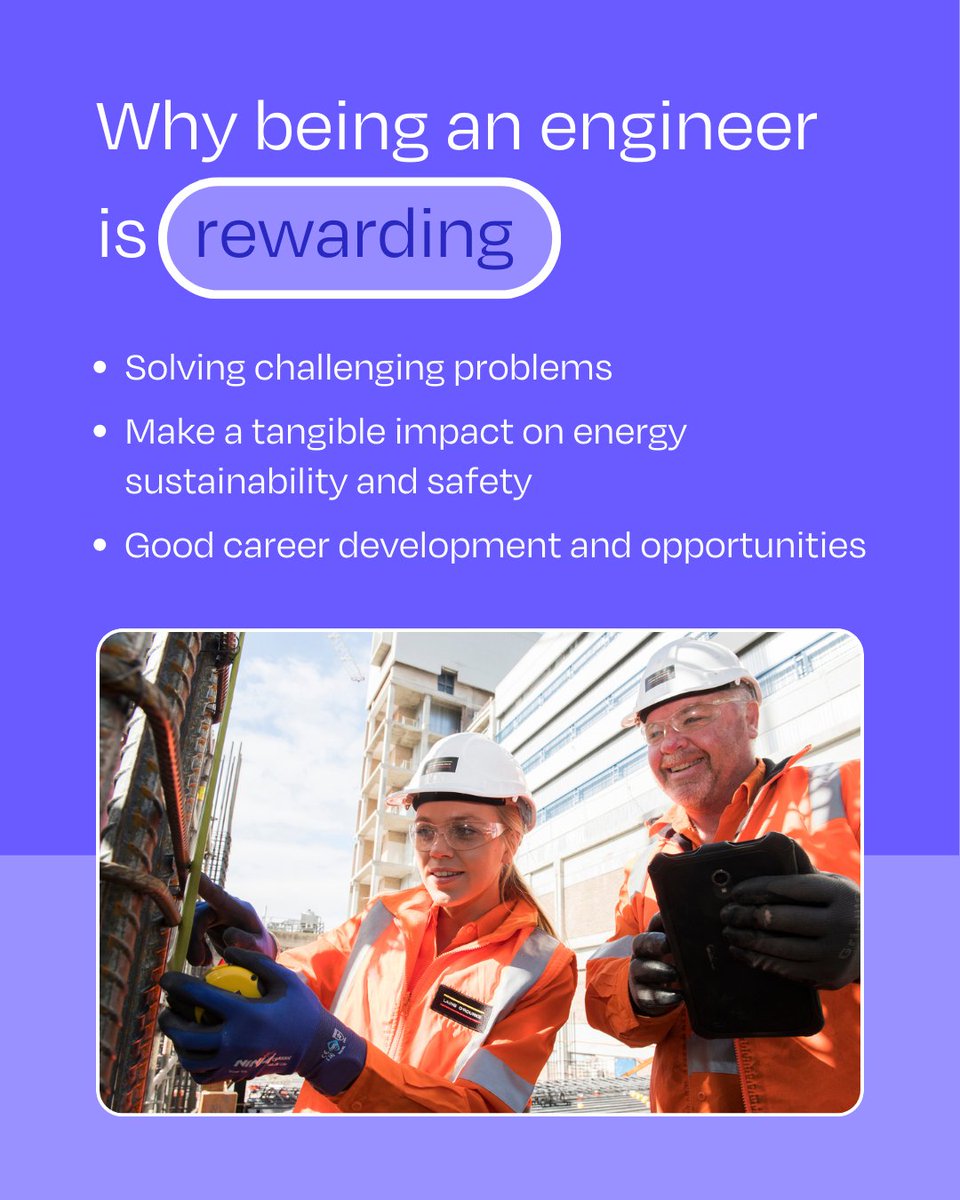 Dest_Nuclear's tweet image. Considering a career where innovation sparks real change?🌟 
 
Nuclear engineering offers diverse roles, from systems to structural, all crucial for a sustainable and secure future. 
 
Check out: destinationnuclearcareersportal.co.uk
 
#DestinationNuclear #JobsinEngineering