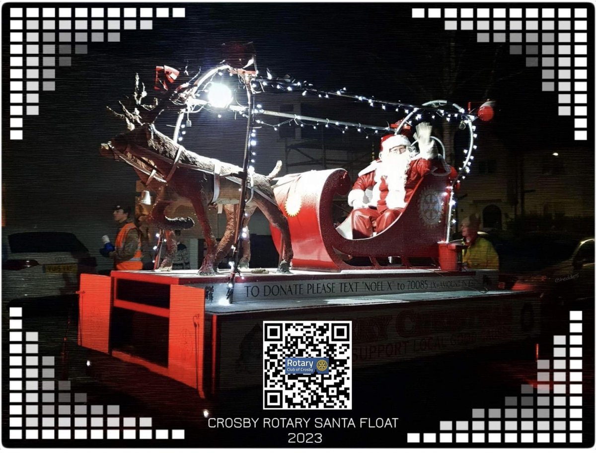 CrosbyBubble's tweet image. 🎅🏼SANTA ALERT🎅🏼
Tonight we start our #Crosby Rotary’s Xmas Santa Float collections, see details as follows:
MONDAY 9th DECEMBER 
SANTA ROUTE LEAVING AT 5pm
Santa is looking forward to greeting everyone once again this Christmas so please make sure you come out and give him a wave