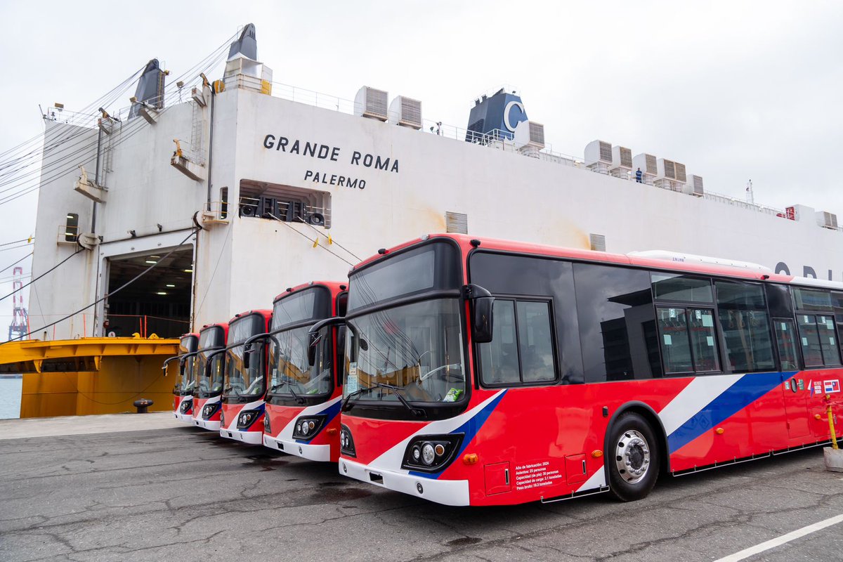 mopcparaguay's tweet image. 🚍 ¡Buses eléctricos están rumbo a Paraguay!
✅ 30 buses eléctricos, apoyados por el Gobierno de la República de China, Taiwán (@TW_Paraguay), llegarán en 2025 transformando el transporte público con tecnología de punta.
👉 mopc.gov.py/?p=9364
#GobiernoDelParaguay 🇵🇾