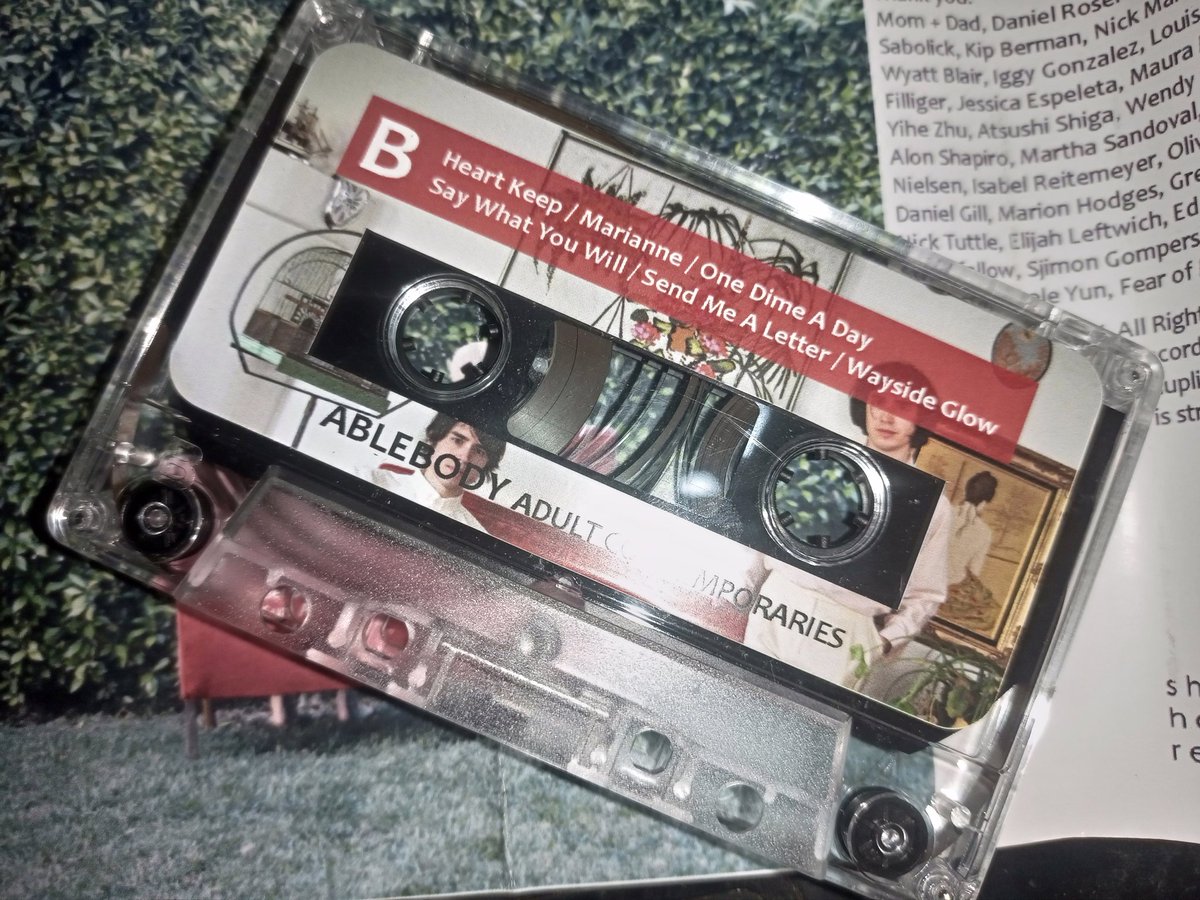 Cinekvlt's tweet photo. WTS Kaset Ablebody - Adult Contemporaries (75k)
Projectan duo Hocheim (Christoph Hocheim and Anton Hocheim).
Anton Hocheim (Beach Fossils) Christoph Hocheim (The Pains Of Being Pure At Heart) #Menjual #Mendompleng
Kondisi Mulus, aman. https://t.co/Ug7NNRfGdh