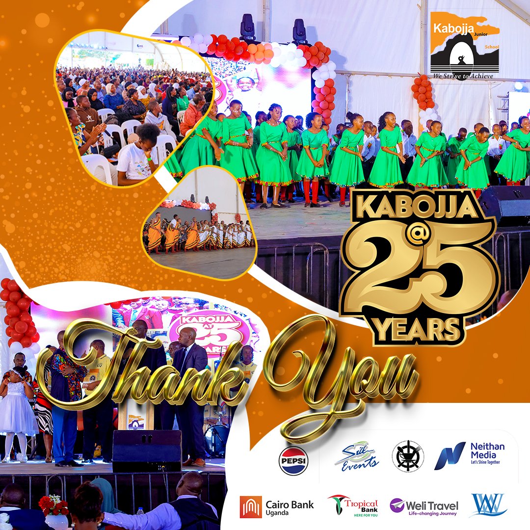 Neithanmedia's tweet photo. Celebrating The Past &amp; Shaping
 The Future Kabojja Junior School 

#Kabojja@25 

#Kabojja25years 
#MadeOfGod 
#LetsShineTogether https://t.co/BqVLhp5pph