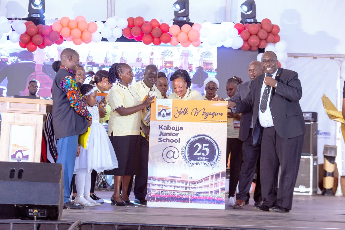 Neithanmedia's tweet photo. Celebrating The Past &amp; Shaping
 The Future Kabojja Junior School 

#Kabojja@25 

#Kabojja25years 
#MadeOfGod 
#LetsShineTogether https://t.co/BqVLhp5pph
