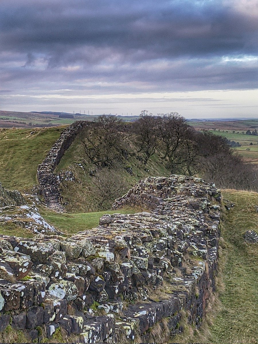 #hadrianswall #nationaltrail above Walltown and the winds have fallen away