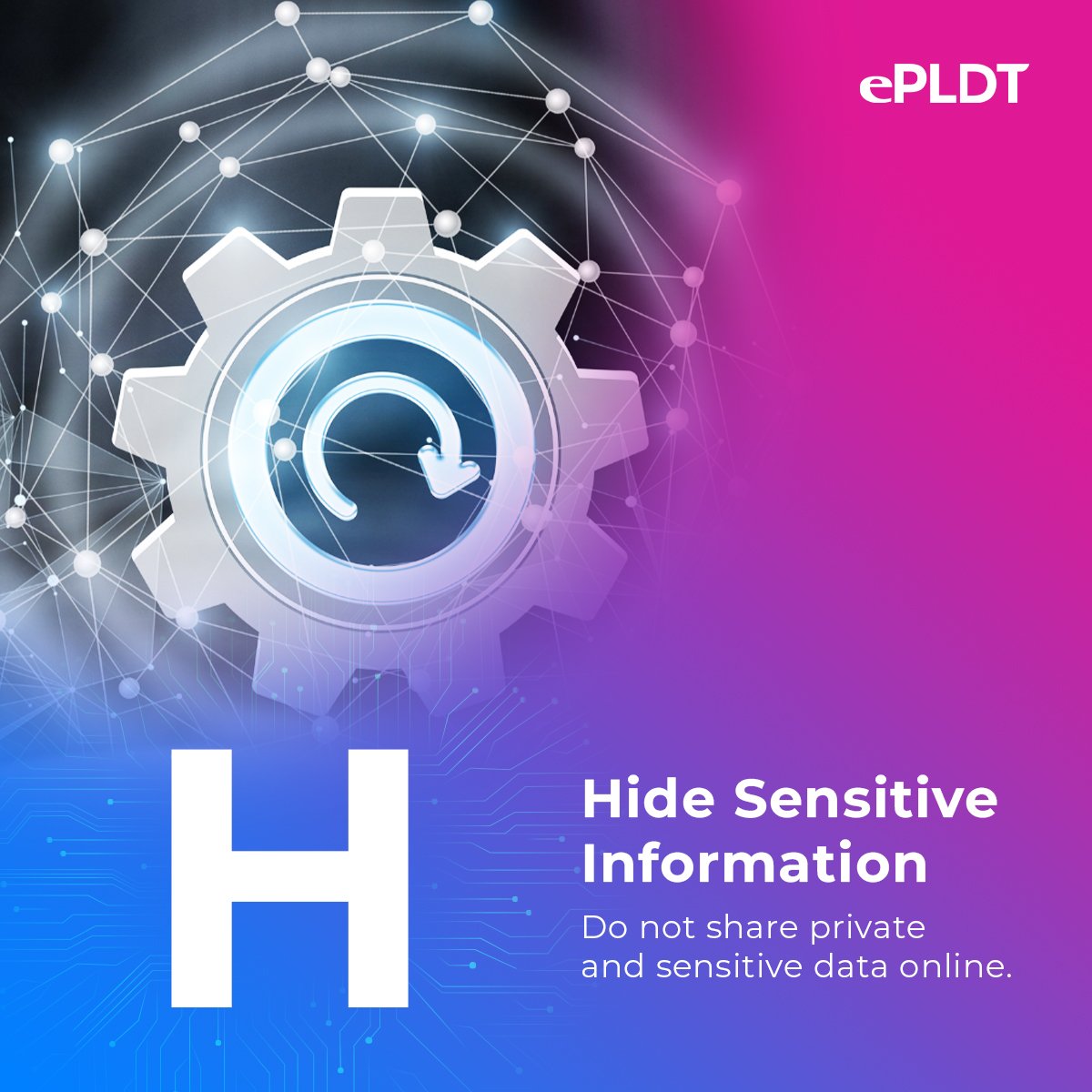 ePLDT's tweet image. How can you stay safe online?

Remember to PUSH! 

These simple steps can mean the difference between staying safe and falling prey to cyber attacks.​
​
#ePLDTElevatingTechWithYou ​
#Cybersecurity 
#CyberTips 
#OnlineProtection