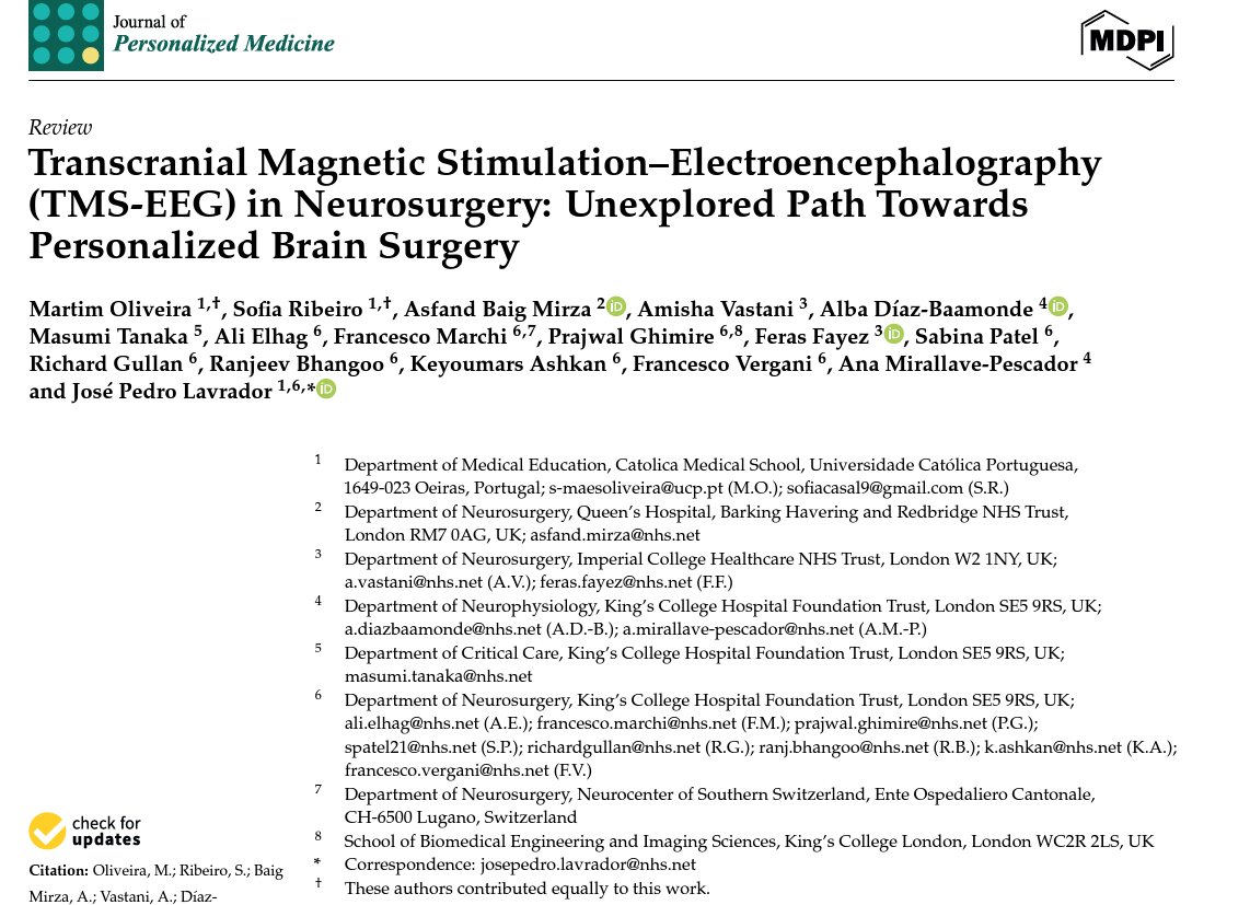 KingsNeuro's tweet photo. We have published a concept paper on "Transcranial Magnetic Stimulation–Electroencephalography (TMS-EEG) in Neurosurgery: Unexplored Path Towards Personalized Brain Surgery" @MDPIOpenAccess JPM.

https://t.co/zKa98WQto6

@lavrador_jose @AsfandBm @PrazNeuro @feras199 @Sabzp87 https://t.co/BBLP5LajZa