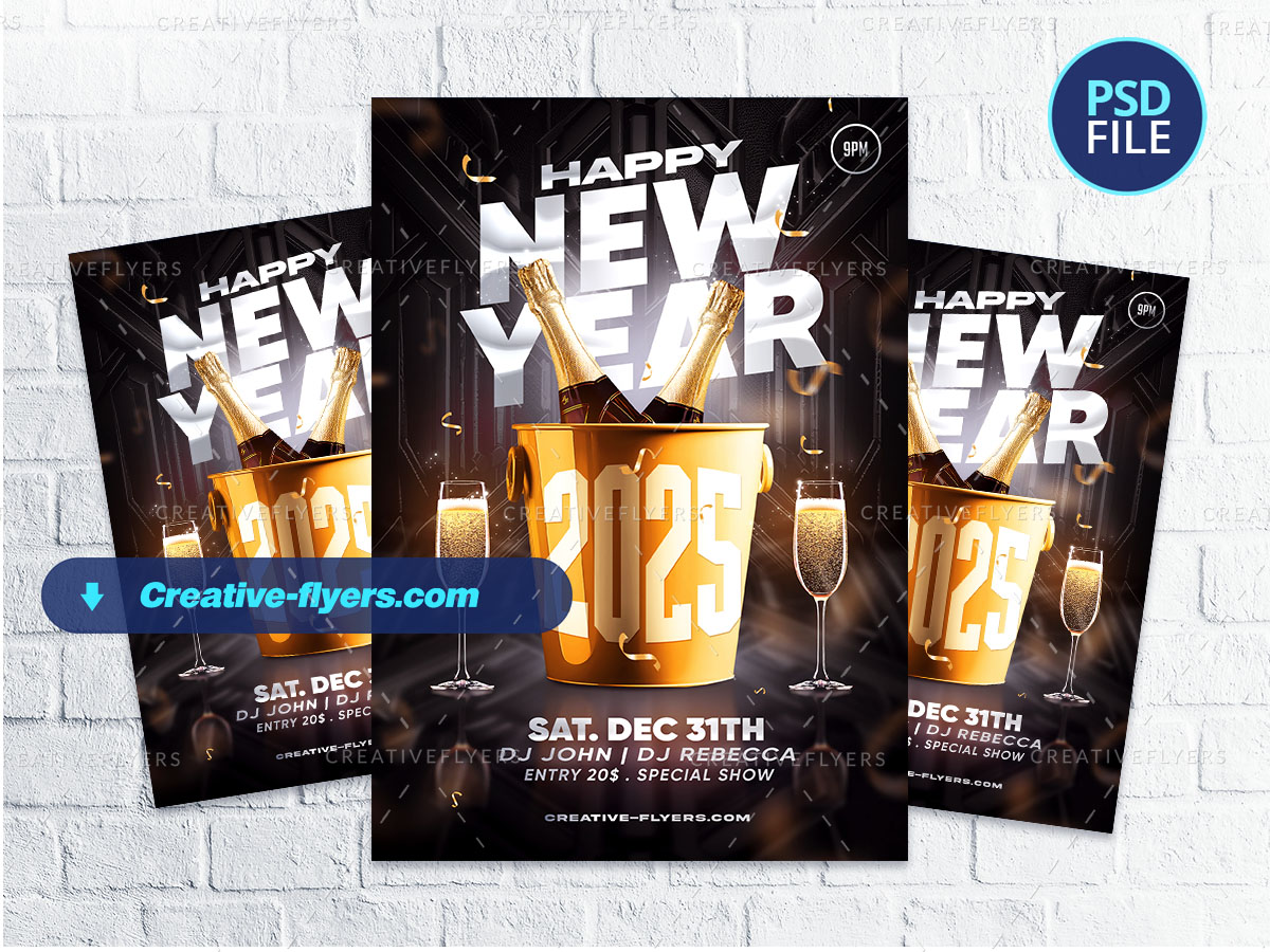 RomeCreation's tweet photo. Festive New Year flyer with a modern design https://t.co/mrvWwOgiFL on @creative_flyers 

#flyer #flyers #flyertemplates #affiche #poster #posters #graphicdesign #psd #photoshop #graphicdesigners #digitalflyer #creativeflyer #creativeflyers #NewYear2025 https://t.co/kZTT3VhgSm