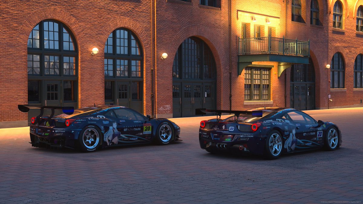SRKWR_Eagle7720's tweet photo. SRKWR ALPHATAURI 458ITALIA Gr.4

白河レーシングに入団後、#REDEEONLINECUP 参戦用で製作したマシン。一緒に写ってるGT300仕様はそこから産まれた副産物。

#GT7 #SRKWR #UTSR便り https://t.co/kbrVM5TODS