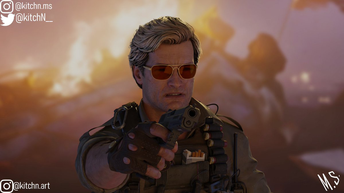 kitchN__'s tweet image. "Meet The Devil" - Russel Adler
Rendered in Blender 3.5
#callofduty #blender #blender3dart #bo6 #blackops6
(first time trying to face pose the new models)