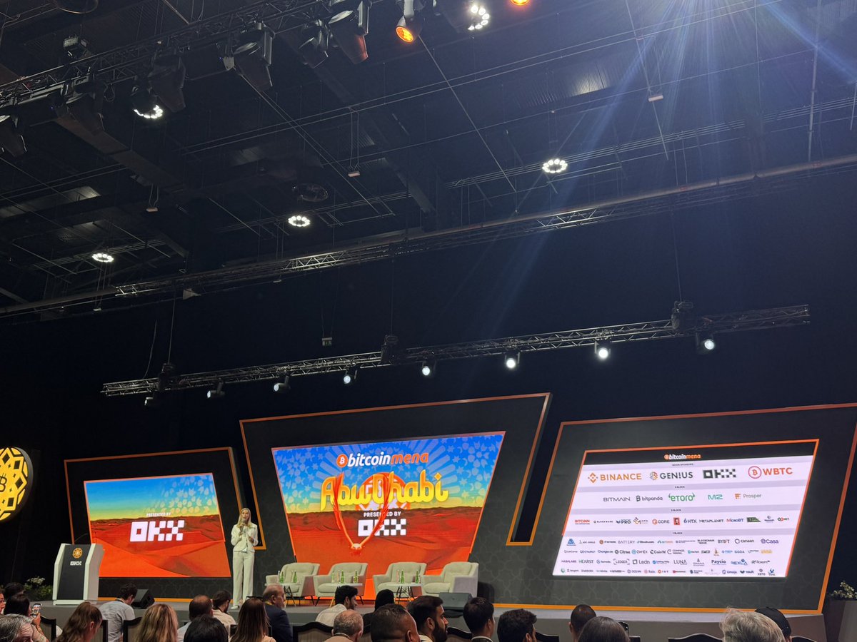 nodemanbtc's tweet image. Thrilled to kick off day 1 of @bitcoinmenaconf, presented by @okx!

Can’t wait to connect, learn, and share insights with so many brilliant minds. 🤓 #bitcoin #bitcoinMENA #Nodeman