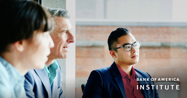 Will holiday hiring freeze over this year? <a href="/BankofAmerica/">Bank of America</a> Institute finds small business hiring has slowed over the first three quarters, but job growth in the services sector persists and labor productivity is booming. More here: bit.ly/4grSUii