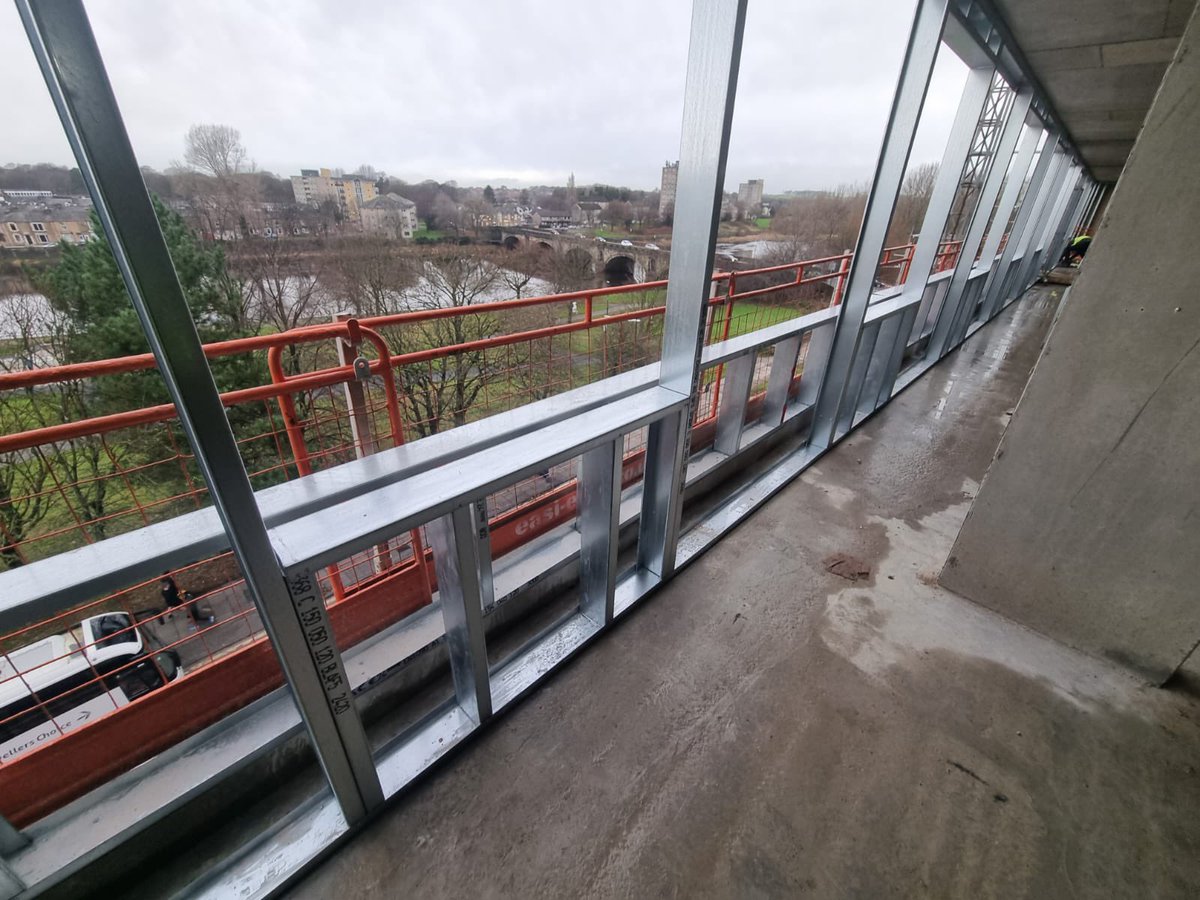 Progress update from The Sail Works, Lancaster - The metalwork has officially started on A5🚧🔨

#ConstructionProgress #TheSailWorks #Construction #Plastering #MetalWork #Building #ConstructionProject