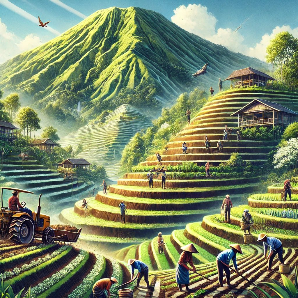 junzyx's tweet photo. My dream reward is:

Cultivating the mountains and building villages🥦

#Dreamscometrue $Lingo https://t.co/VjvuxXVBEq