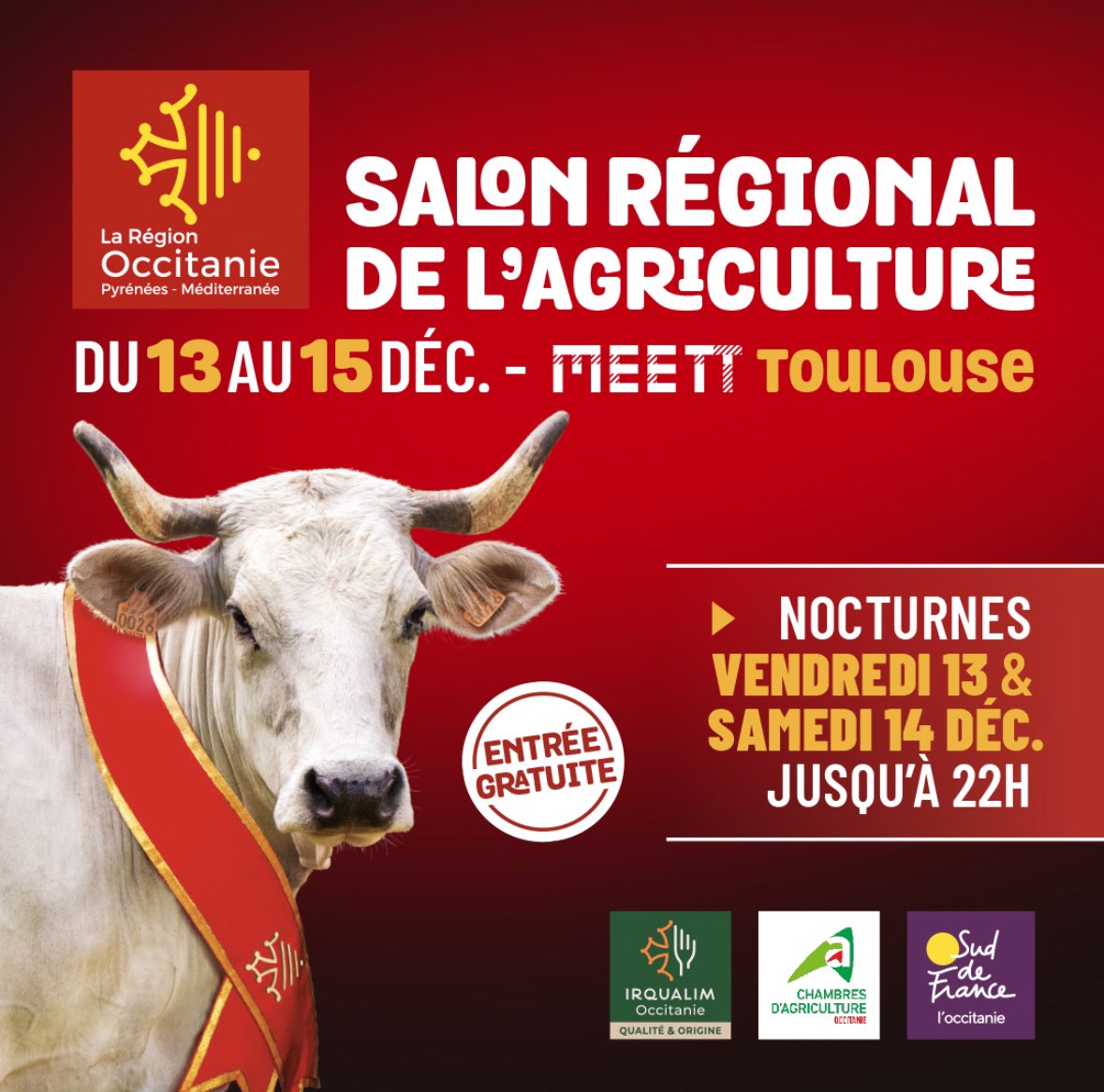Nous serons au Salon Régional de l’Agriculture…
Venez nous rencontrer! 
#agriculture #mangeraop #aop #nosagriculteursontdutalent #ail #ailvioletdecadours