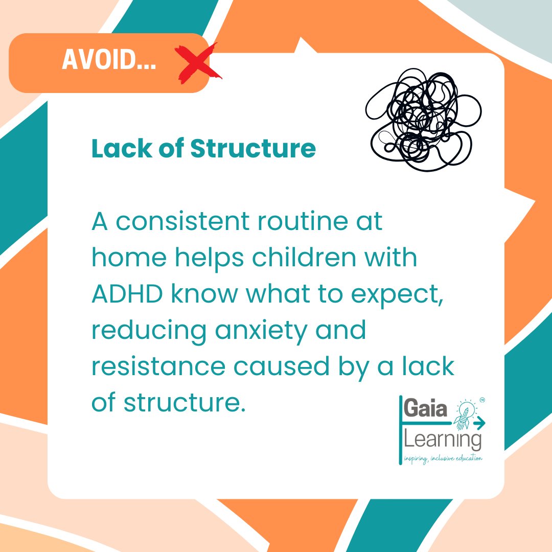 gaialearning's tweet image. 📅 Struggling with homework time? Structure is key!
DO: Create a visual schedule with tasks & breaks to keep kids on track.
AVOID: A lack of structure—it can cause stress & resistance.
#ADHDSupport #HomeworkTips #GaiaLearning